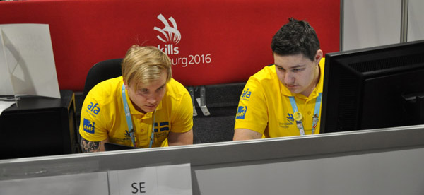 Swedish Team in Euroskills 2016, ICT competition